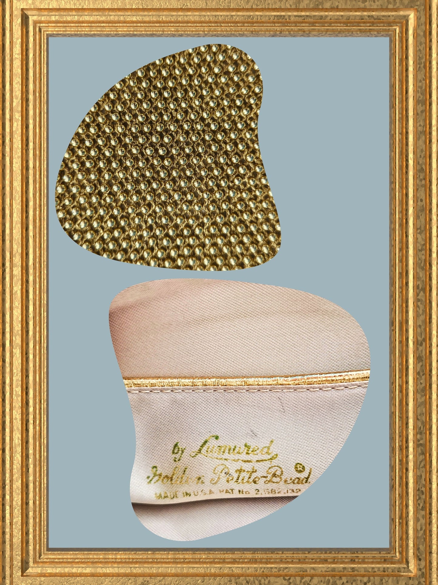SOLD - "Lumured" Golden Petite Bead Handbag