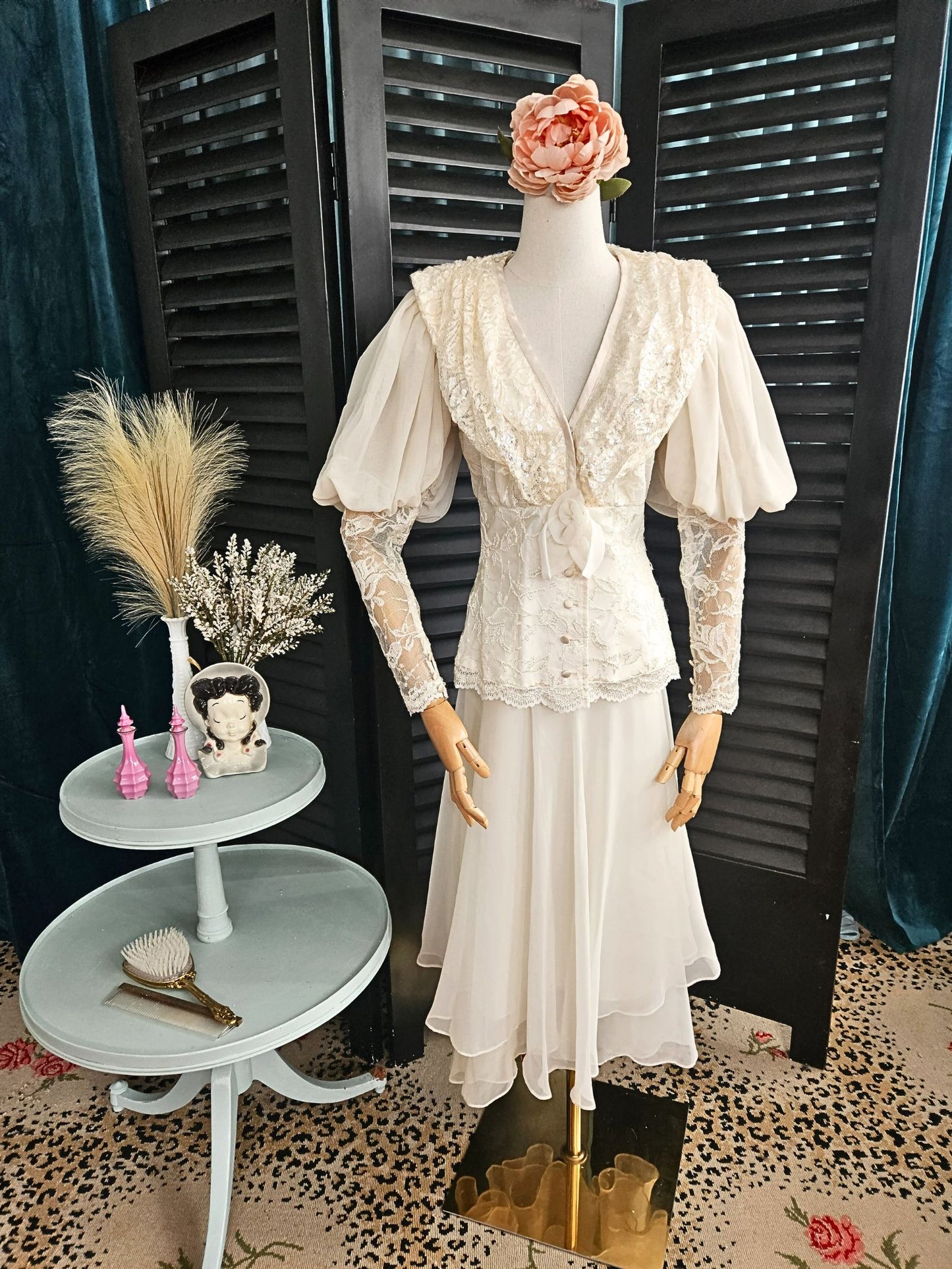 Vintage Mother of the Bride Ivory Set