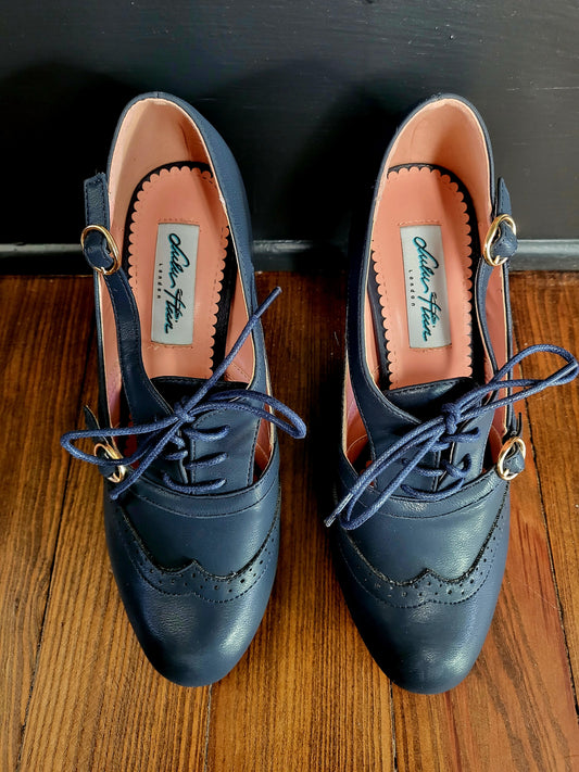 Agatha High Heel -Navy