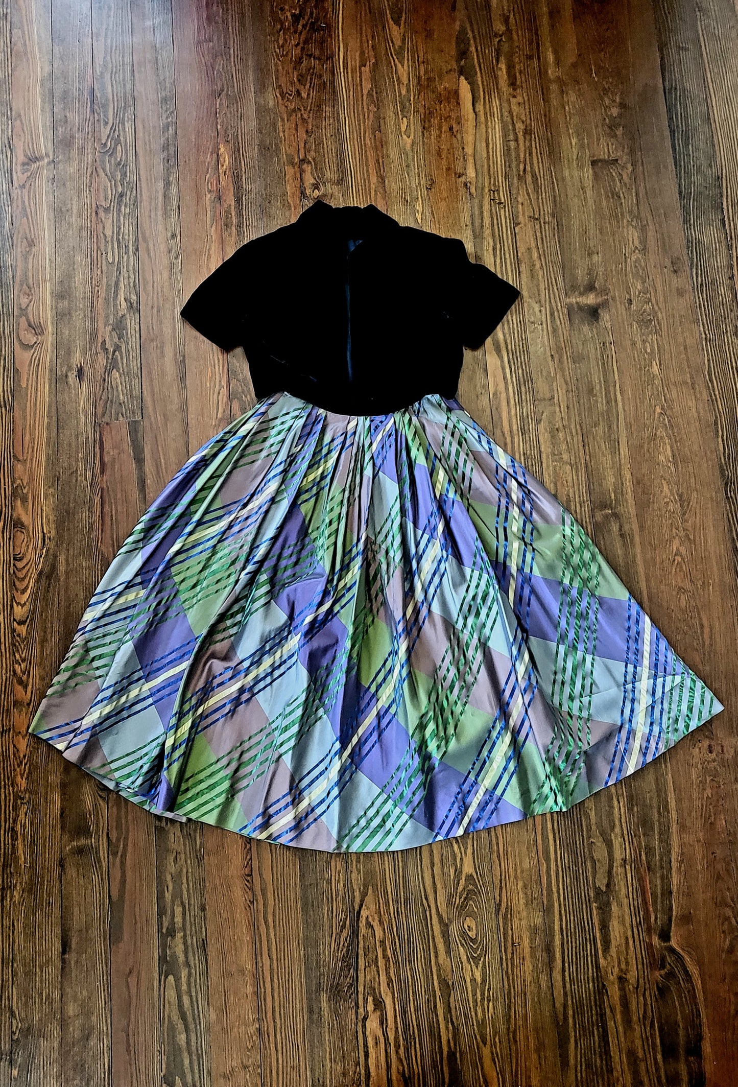 Vintage 1950's Jo Collins Full Skirt and Velvet Bolero Set