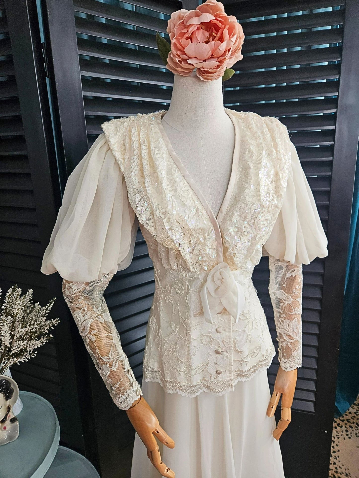 Vintage Mother of the Bride Ivory Set
