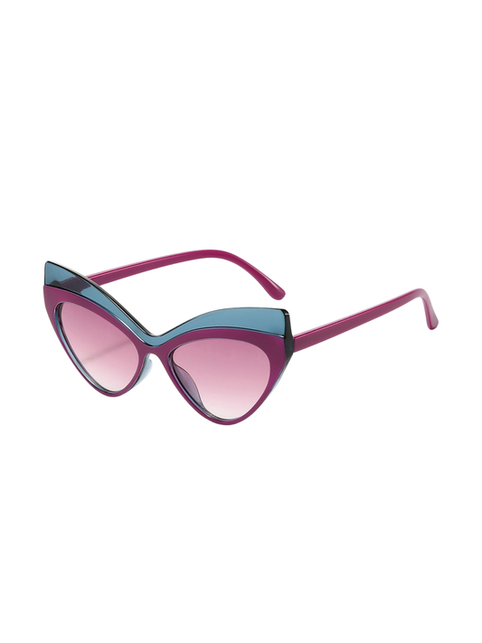 1950s Style Wide Cat Eye - Pink