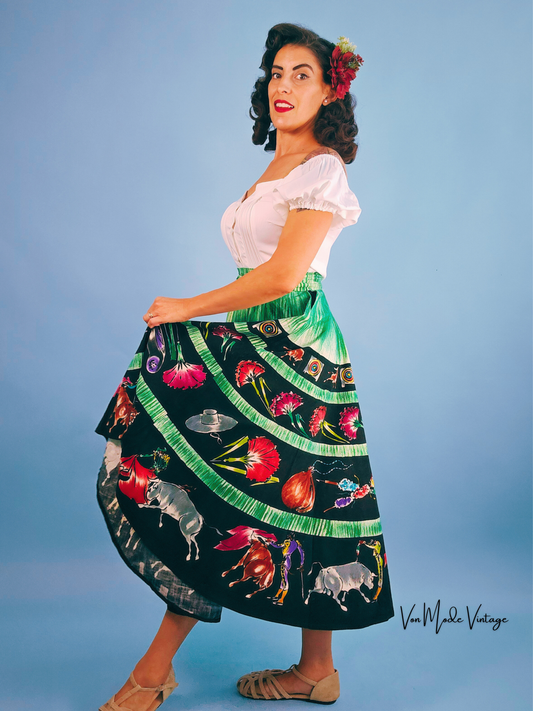 Vintage 1950s Matador Skirt