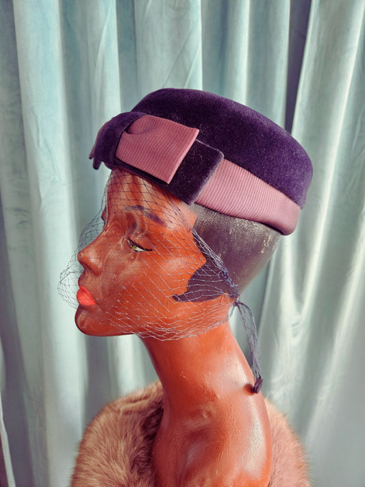 Vintage Violet Velvet Topper