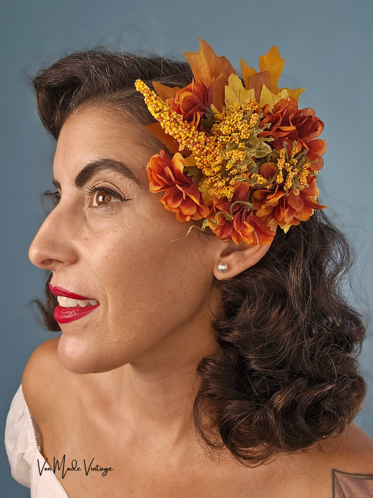 Orange Hair Flower - BB