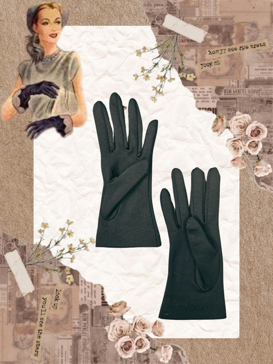 Vintage Dark Brown Gloves