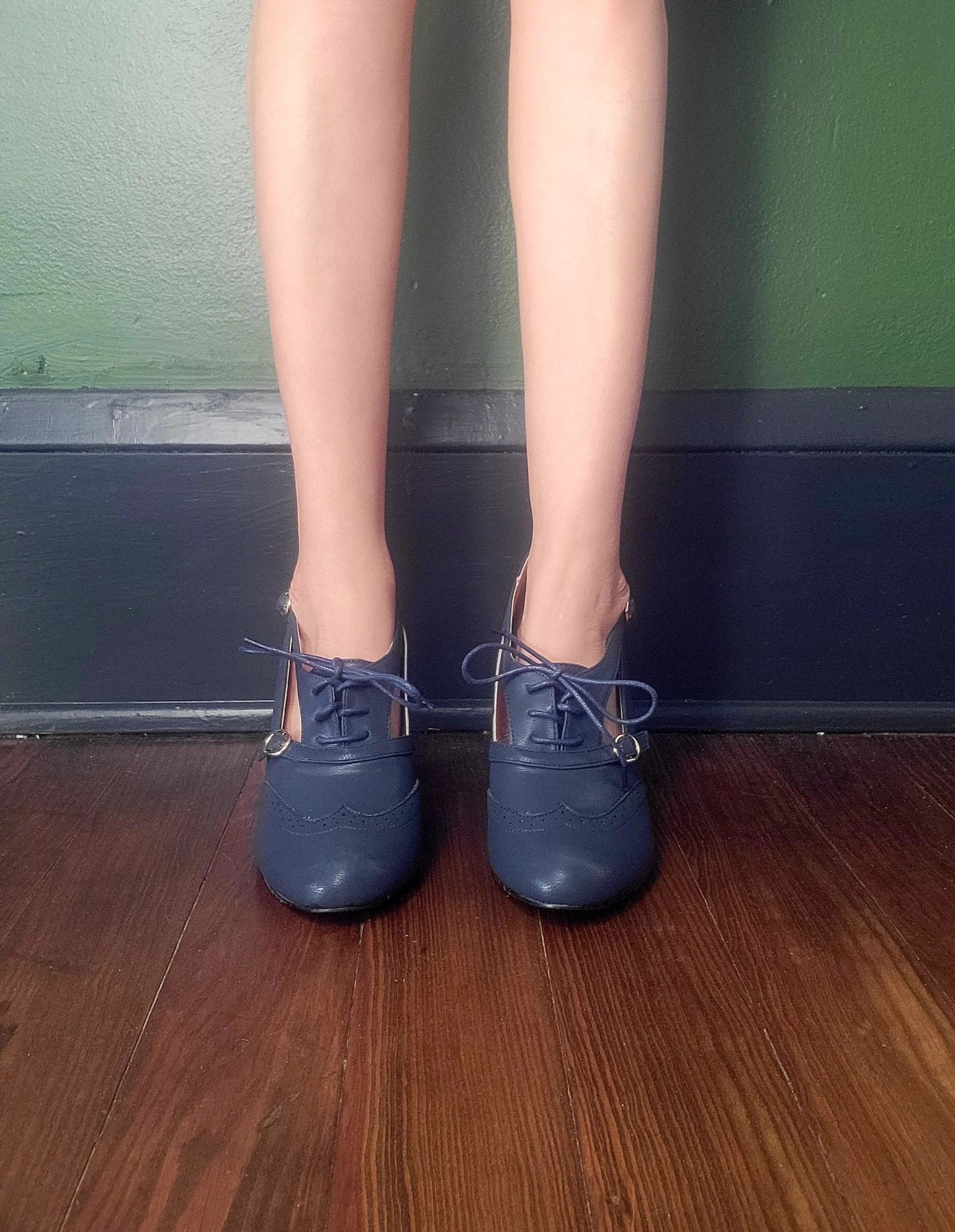 Agatha High Heel -Navy