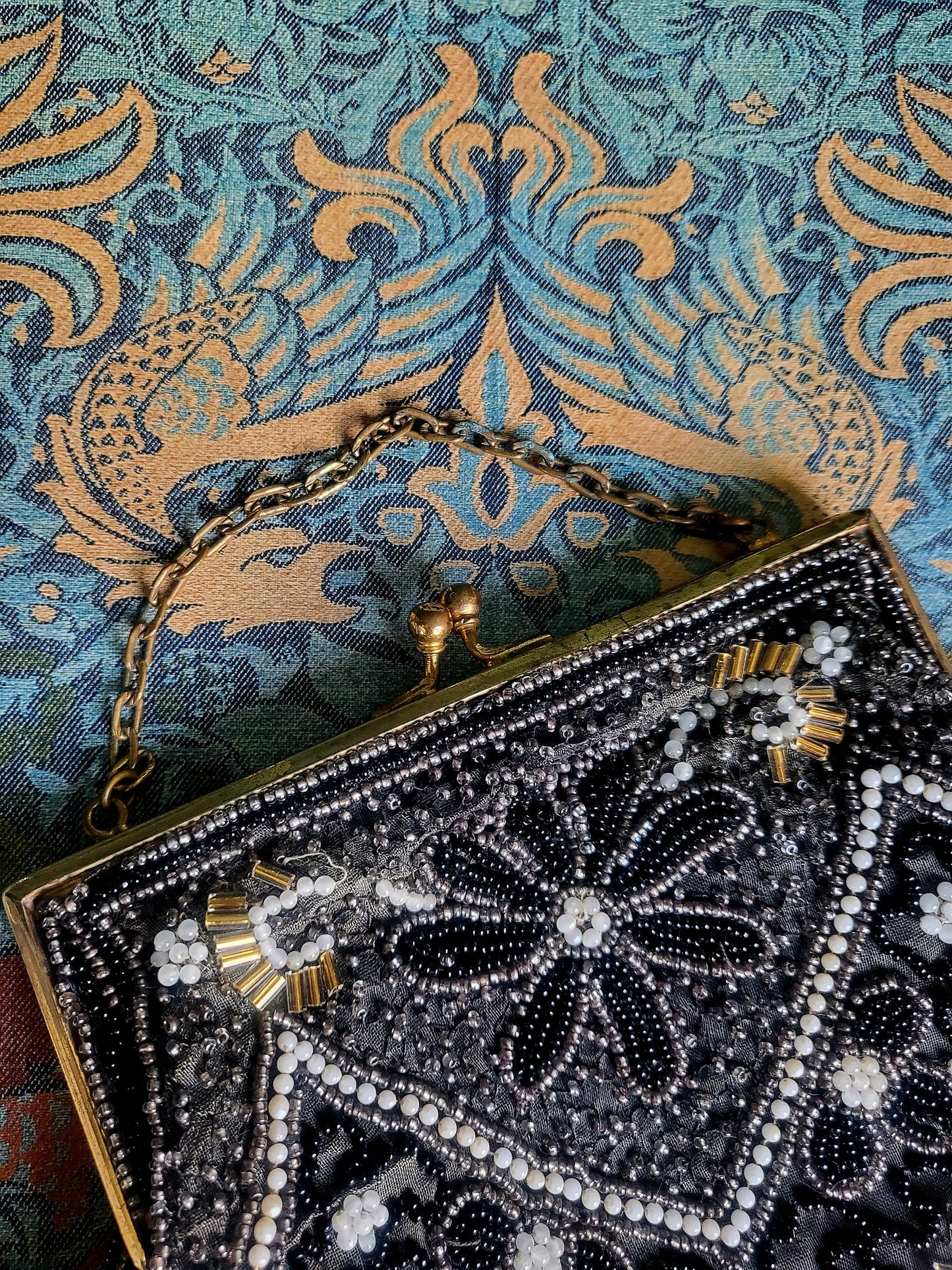 SOLD - Vintage 1920's Style Beaded Handbag