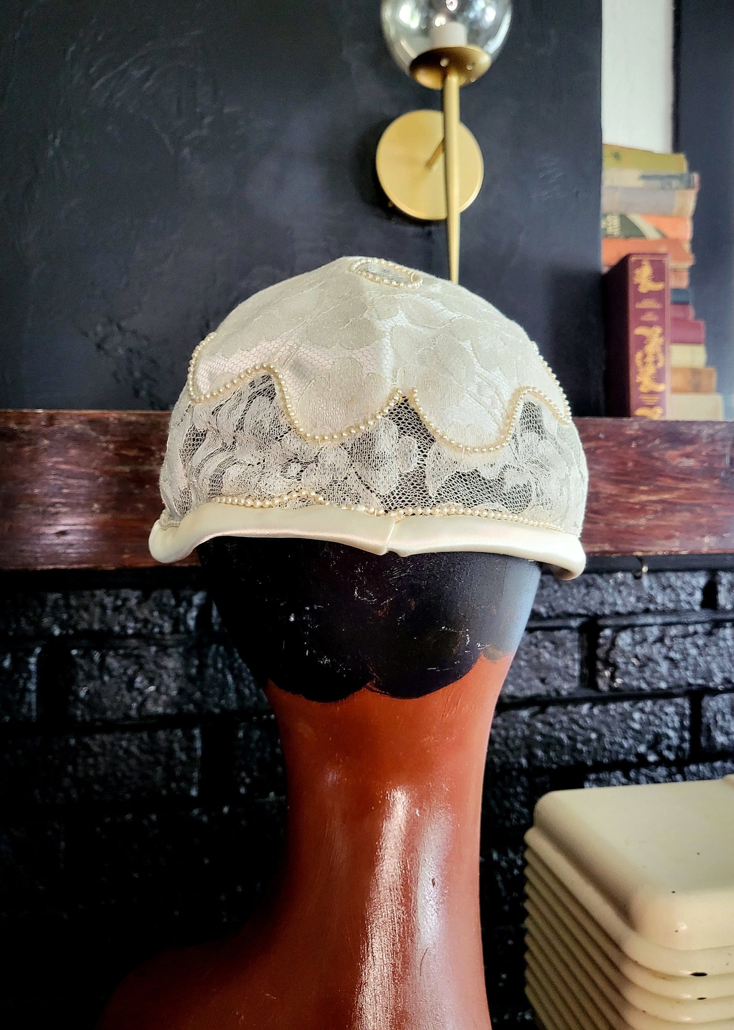 SOLD - Vintage 1950's Juliet Bridal Cap