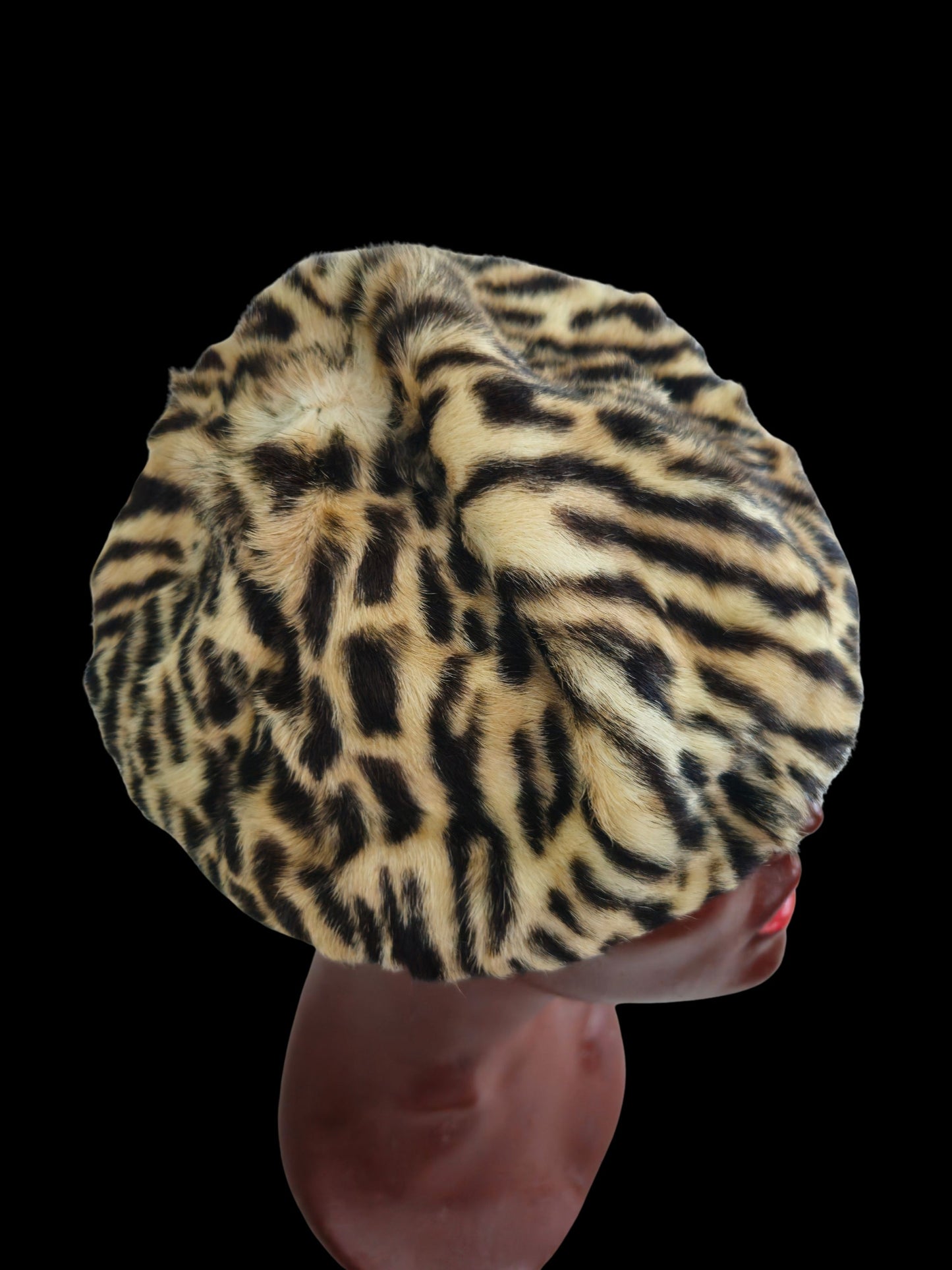SOLD - Vintage 1940's-1950's "Miss Alice for JP Allen of Atlanta" Dyed Rabbit Slouch Beret