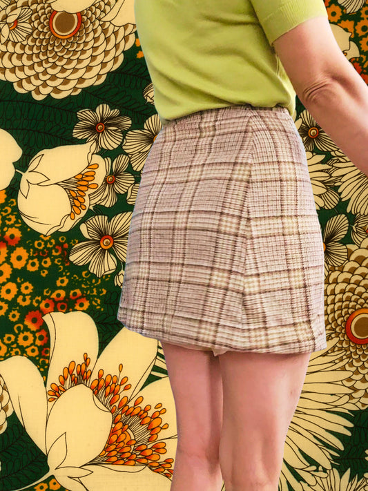 Style 4017 - 1960's Wool Mini Skort