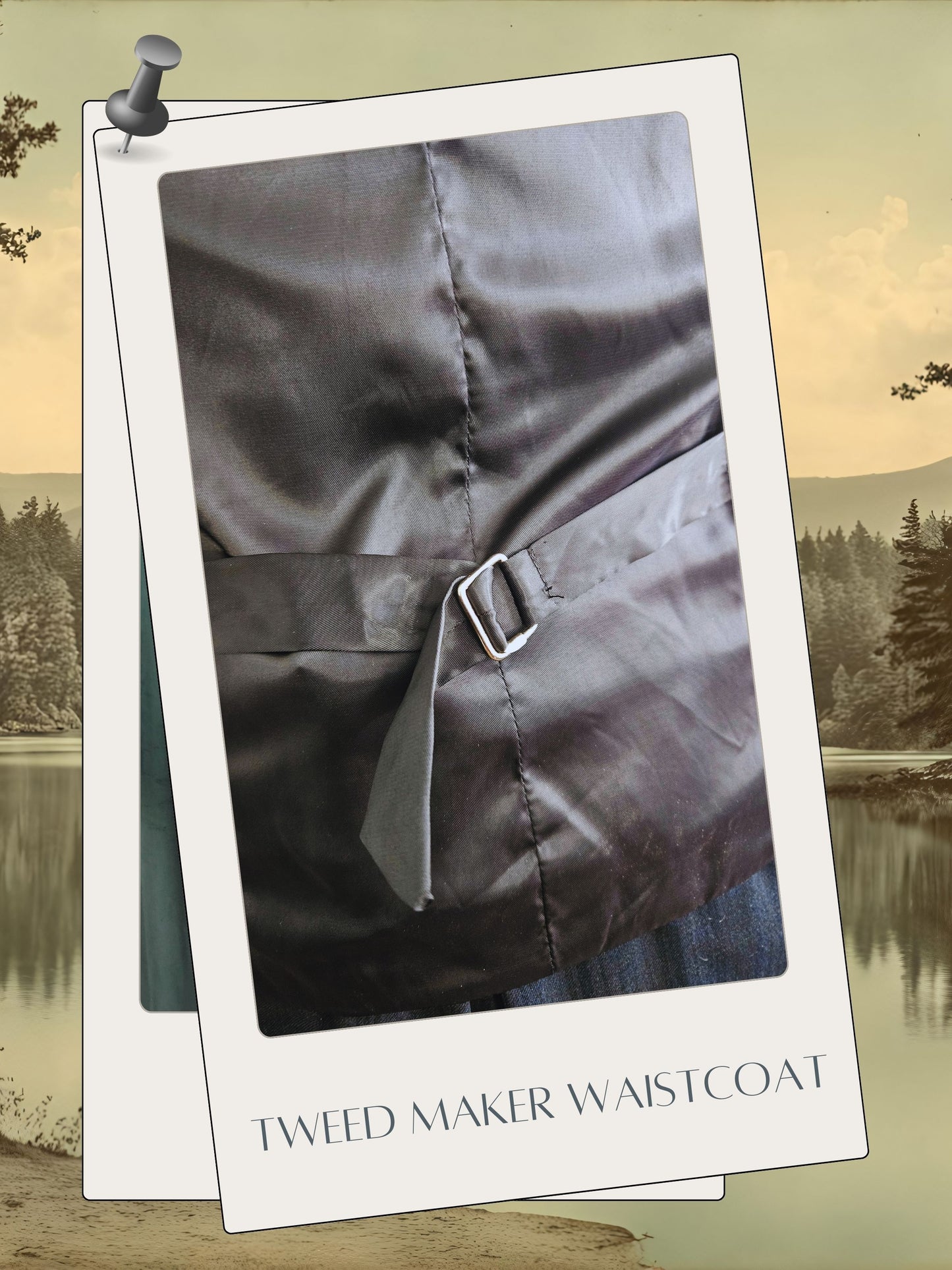 "Tweedmaker" Waistcoat - Charcoal
