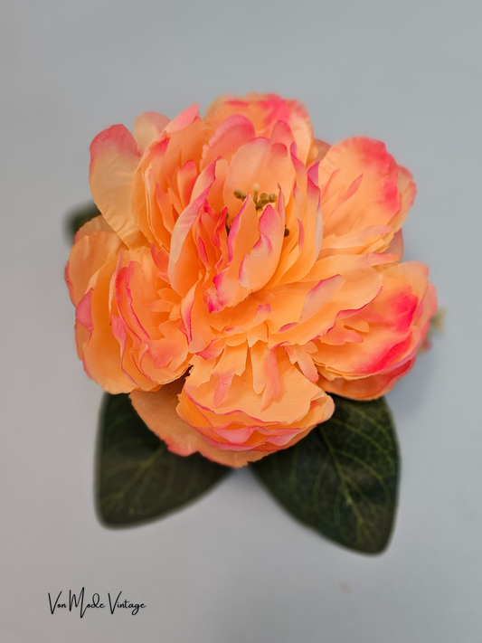 Peach Hair Flower - BE