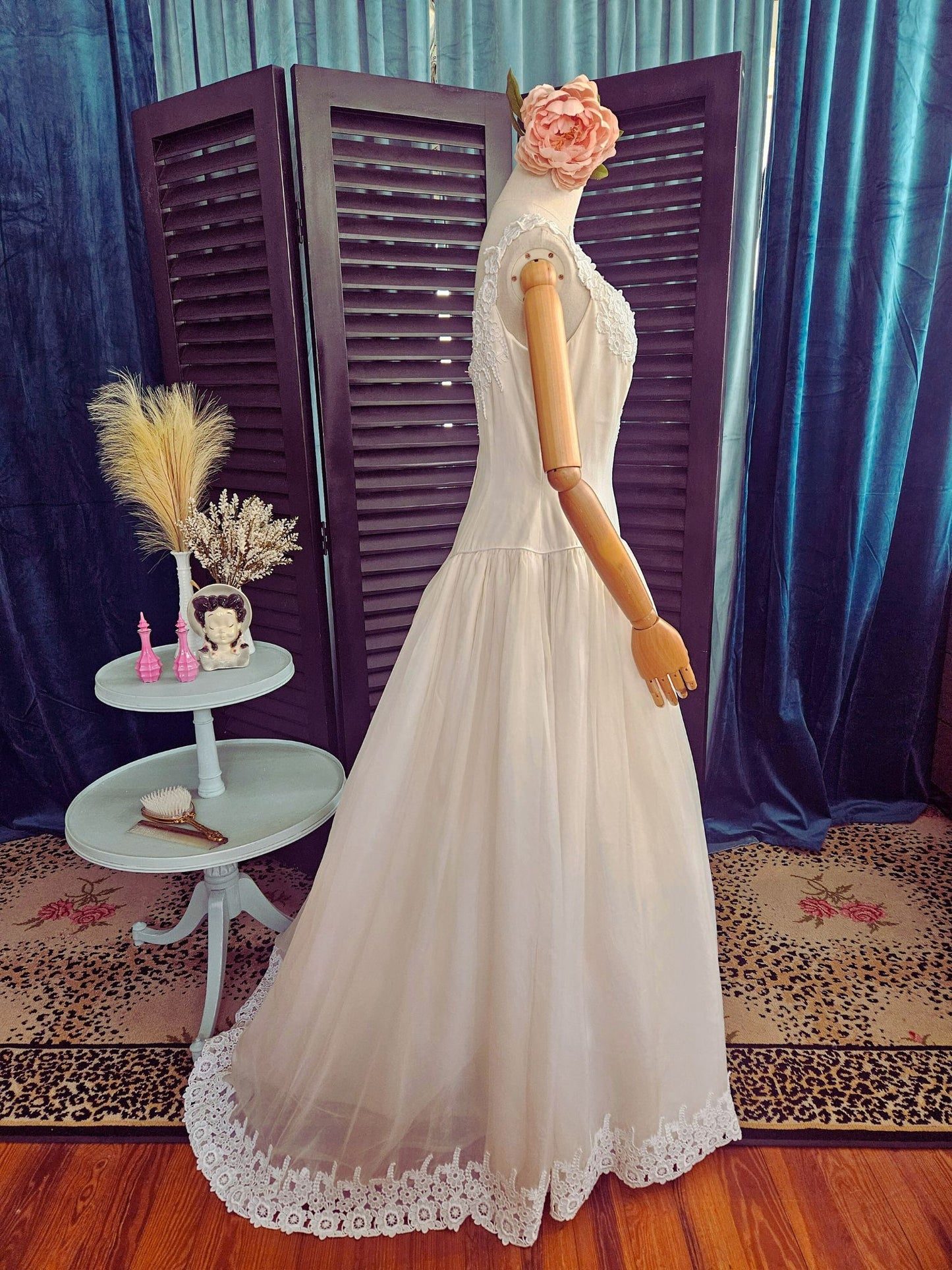 Vintage Ivory Ball Gown