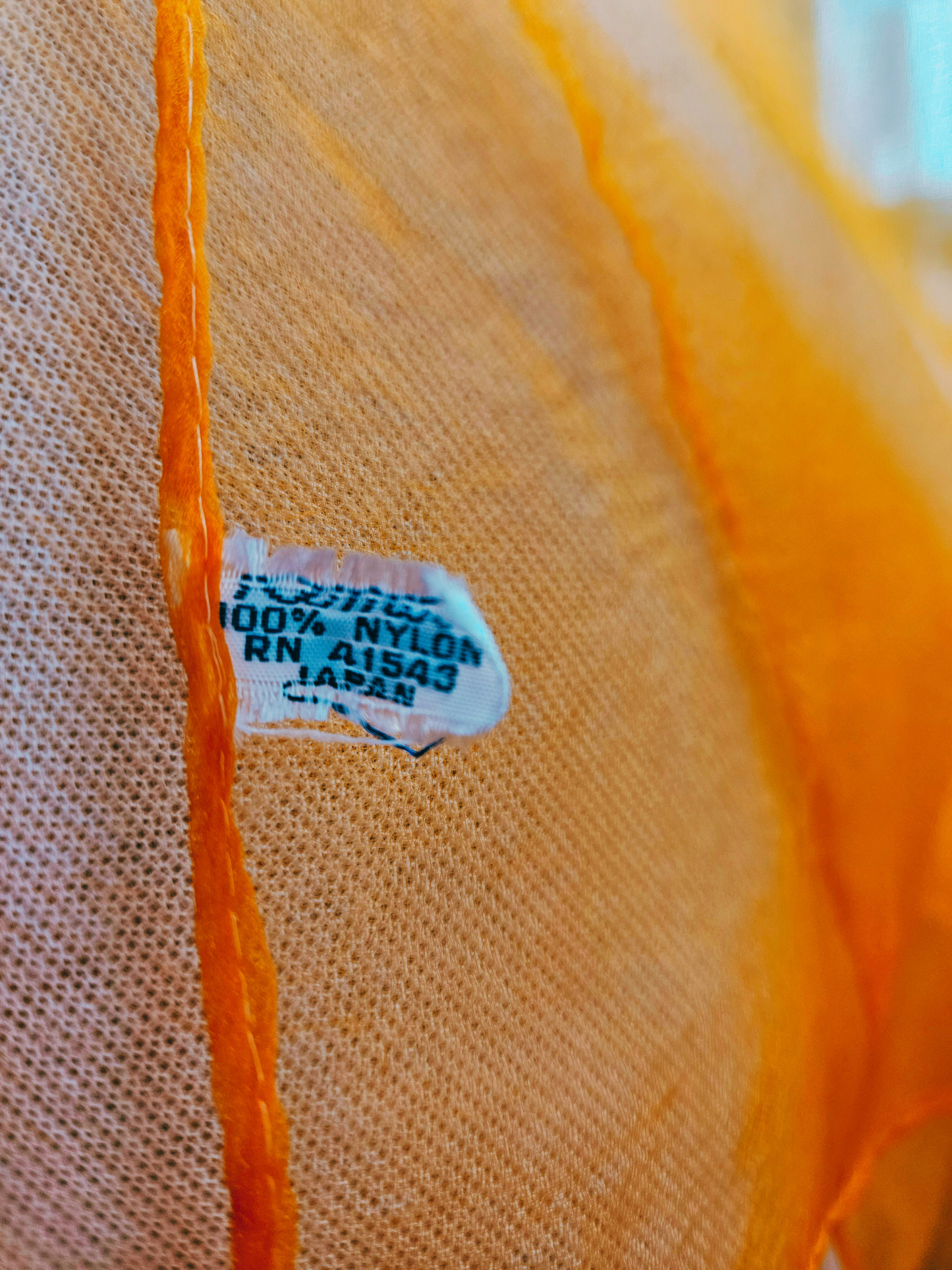 Vintage Orange Scarf