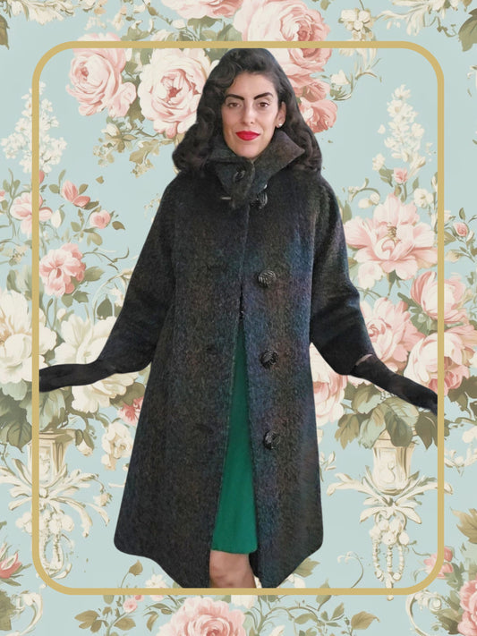 Vintage Tri-color Box Coat