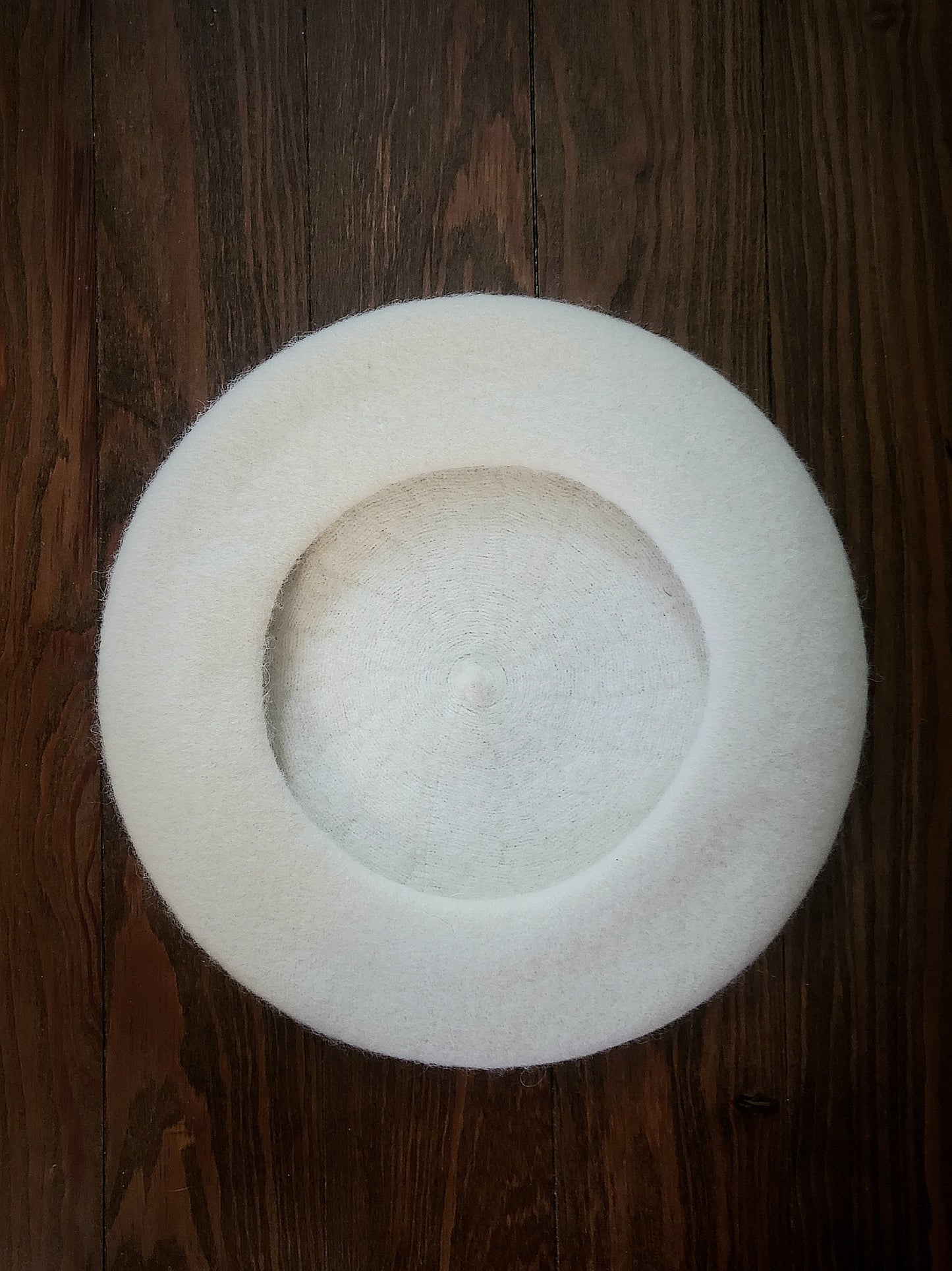 HAT91 - Vintage Style Beret (Ivory)