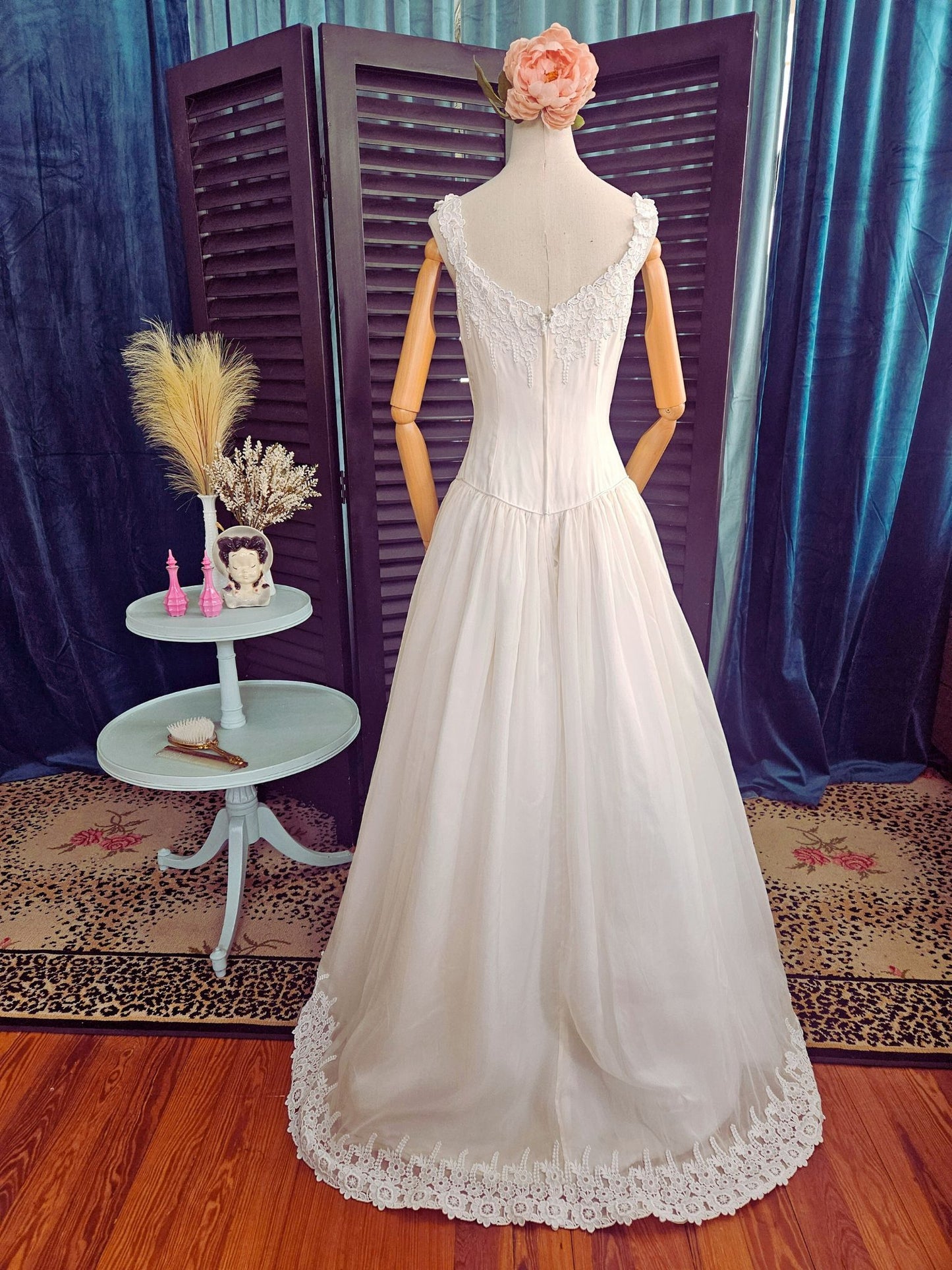 Vintage Ivory Ball Gown