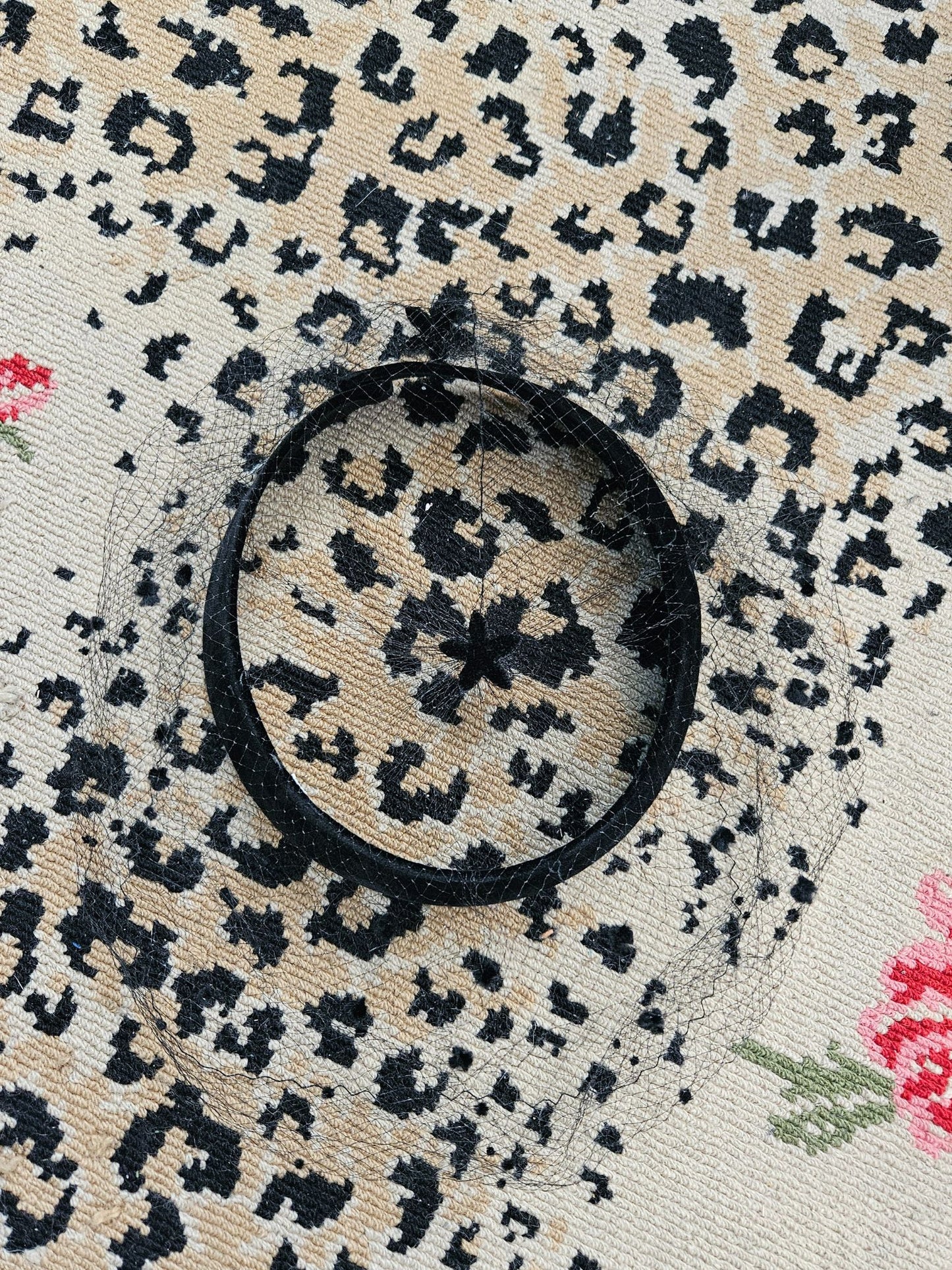 Vintage Black Velvet Halo