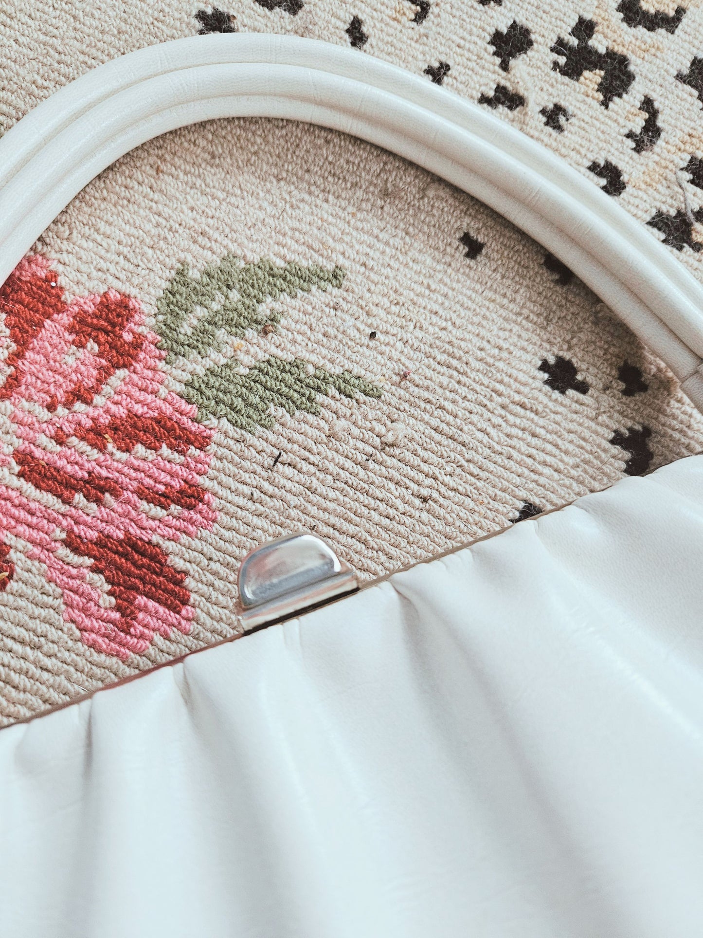Vintage White Handbag