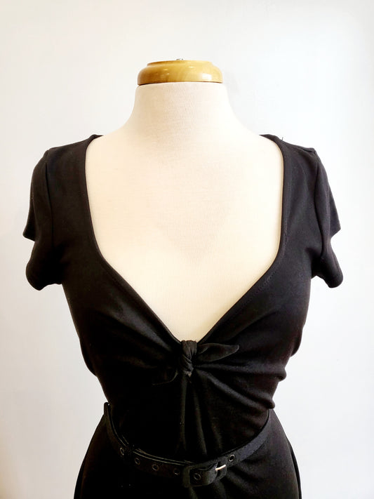 Diane Sweetheart Neckline Pencil Wiggle Dress-Black