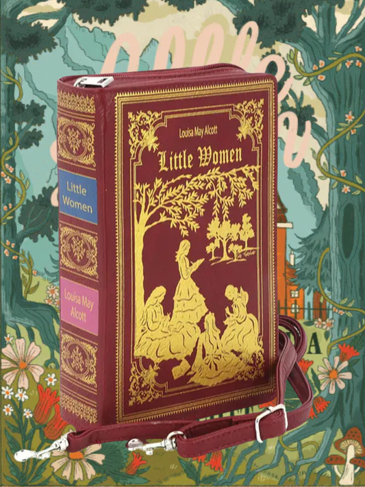 Little Women Book Clutch Bag
