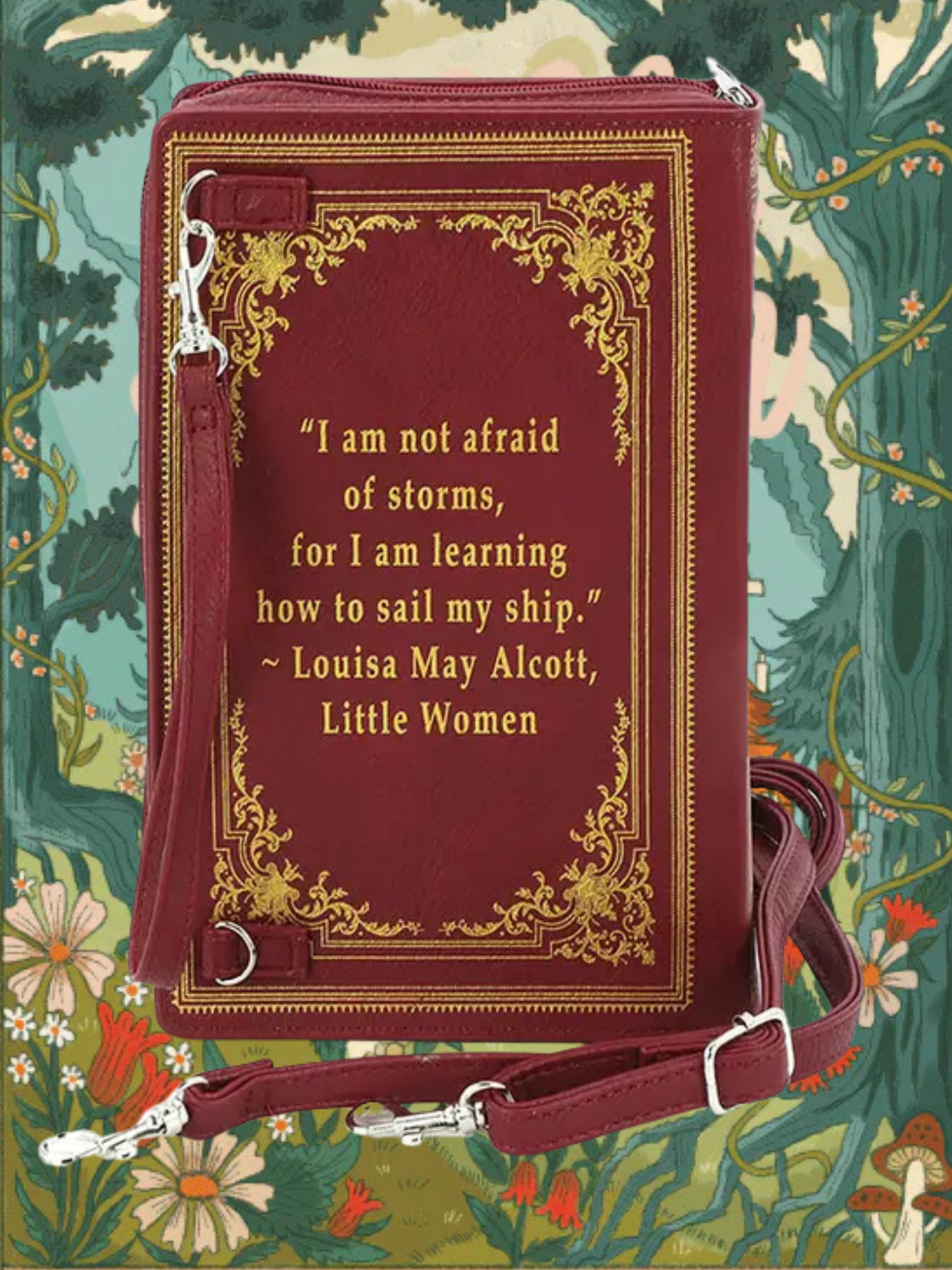 Little Women Book Clutch Bag