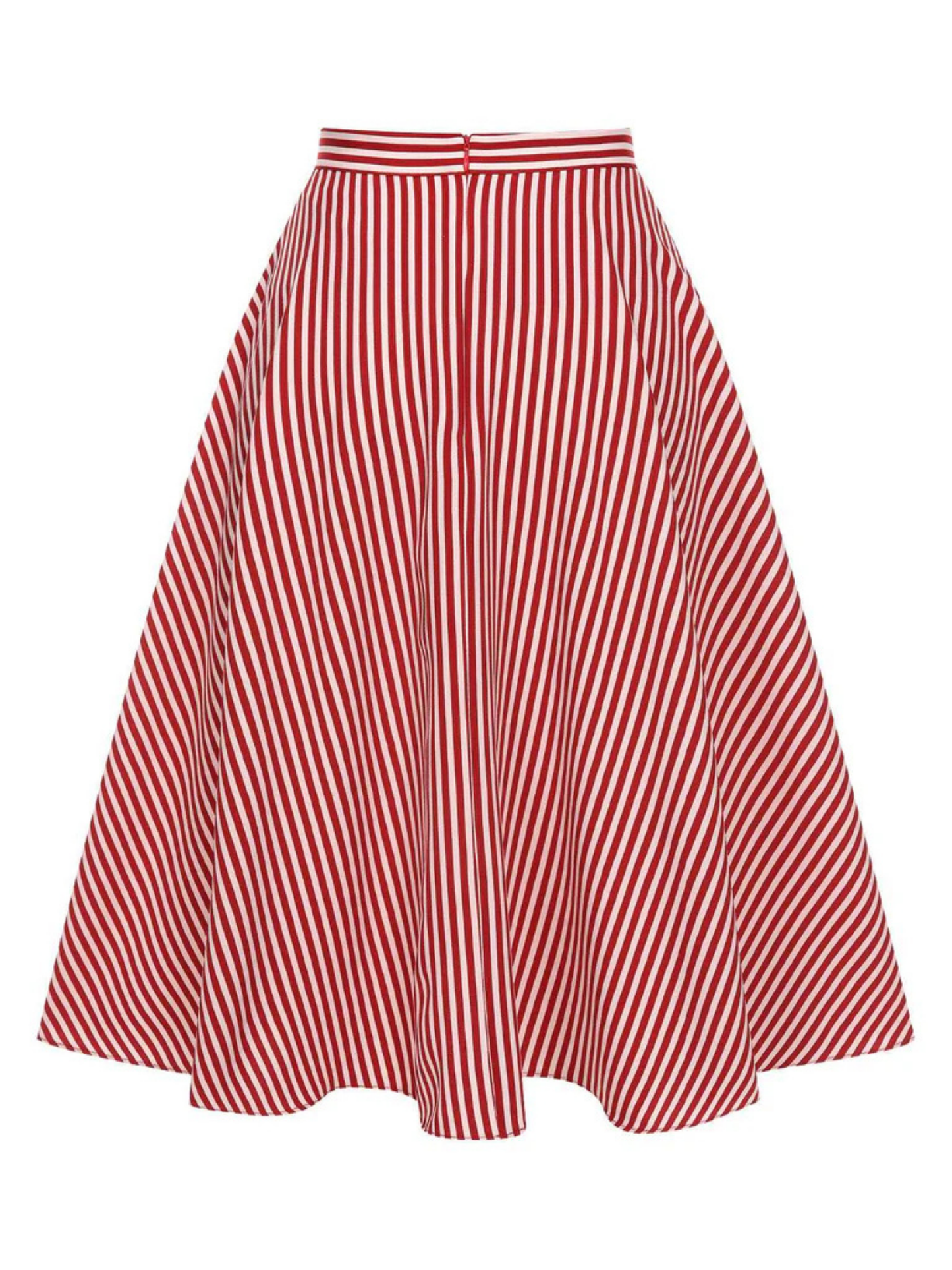 1940s Style Striped Skirt