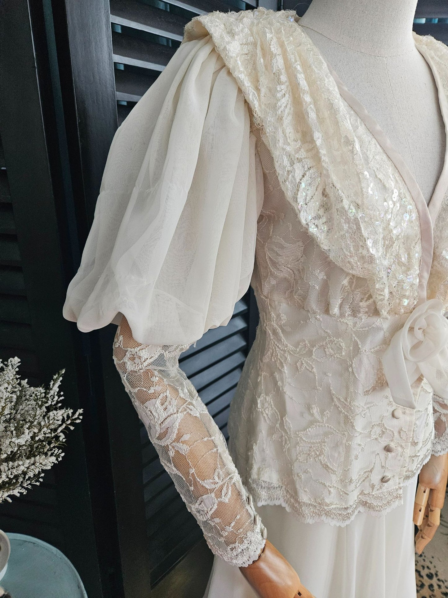 Vintage Mother of the Bride Ivory Set