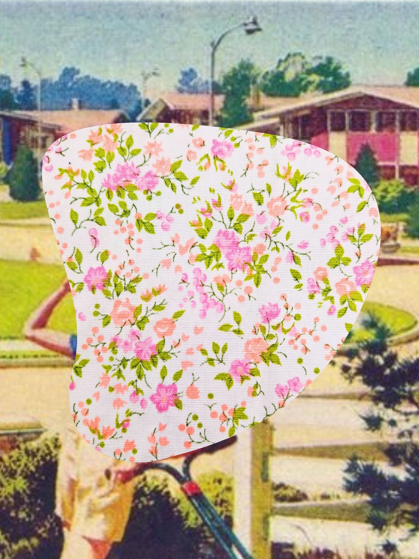 SOLD - Vintage 1950's "Cos Cob" Cotton Floral Blouse