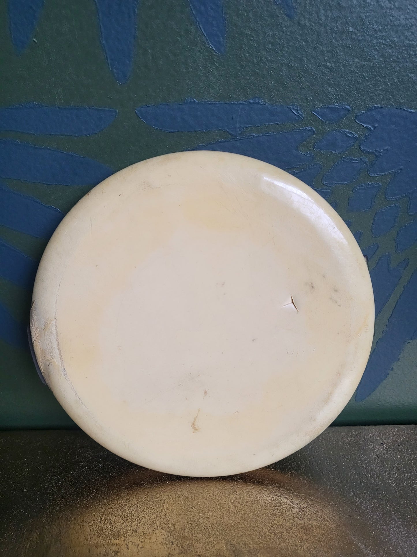 SOLD - Vintage Rex Fifth Avenue Large Face Powder Compact - Daisy