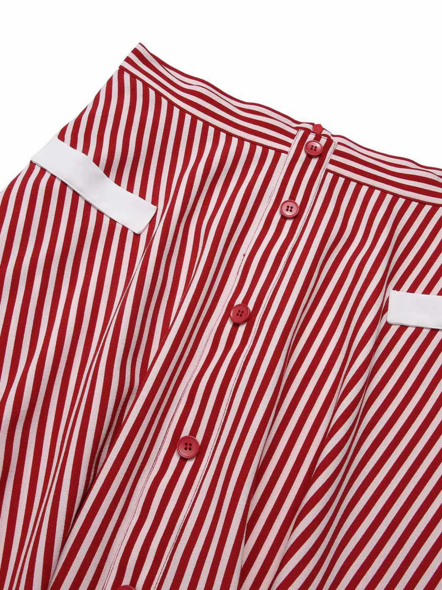 1940s Style Striped Skirt
