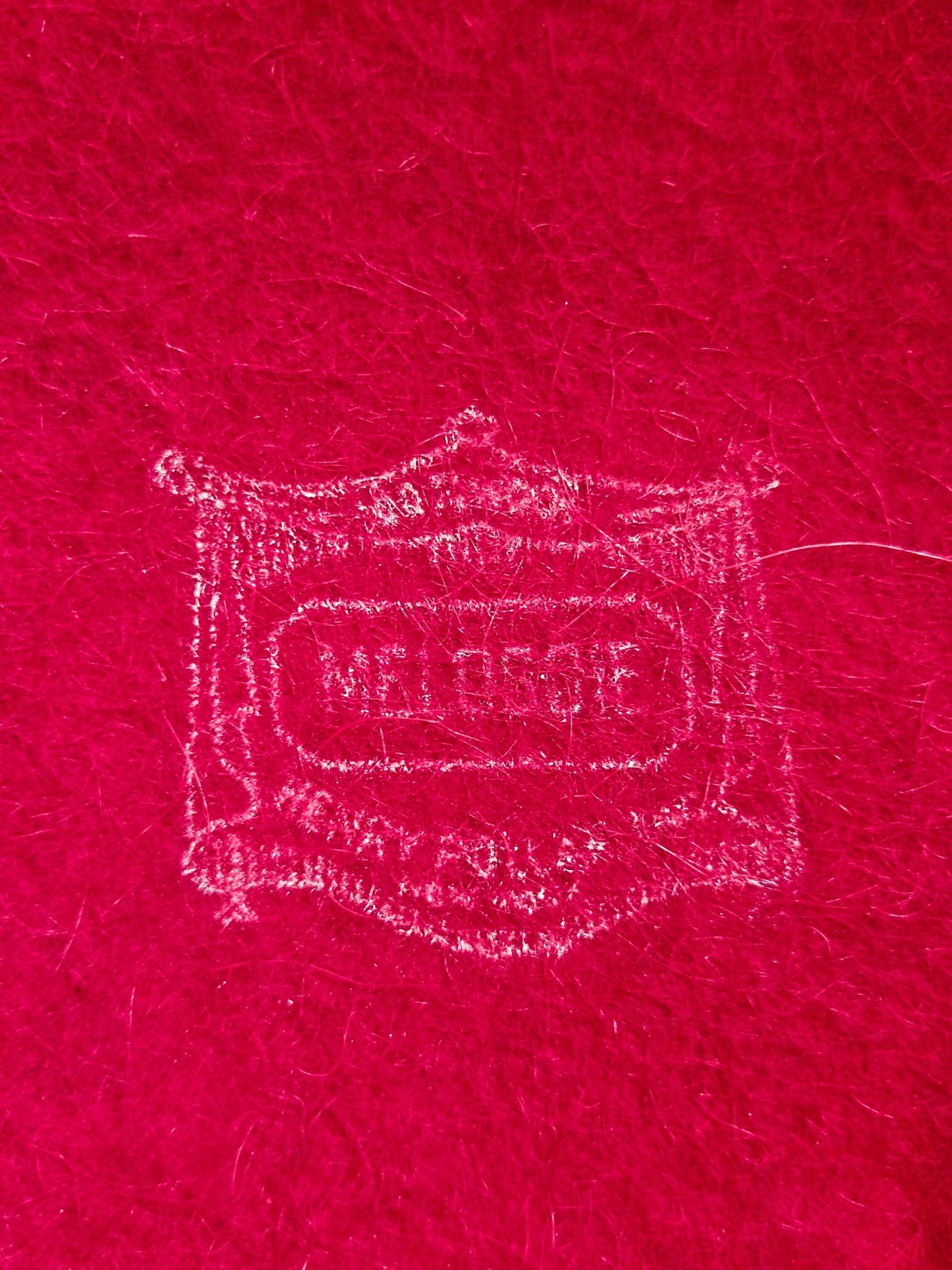 Vintage Red Structured Beret