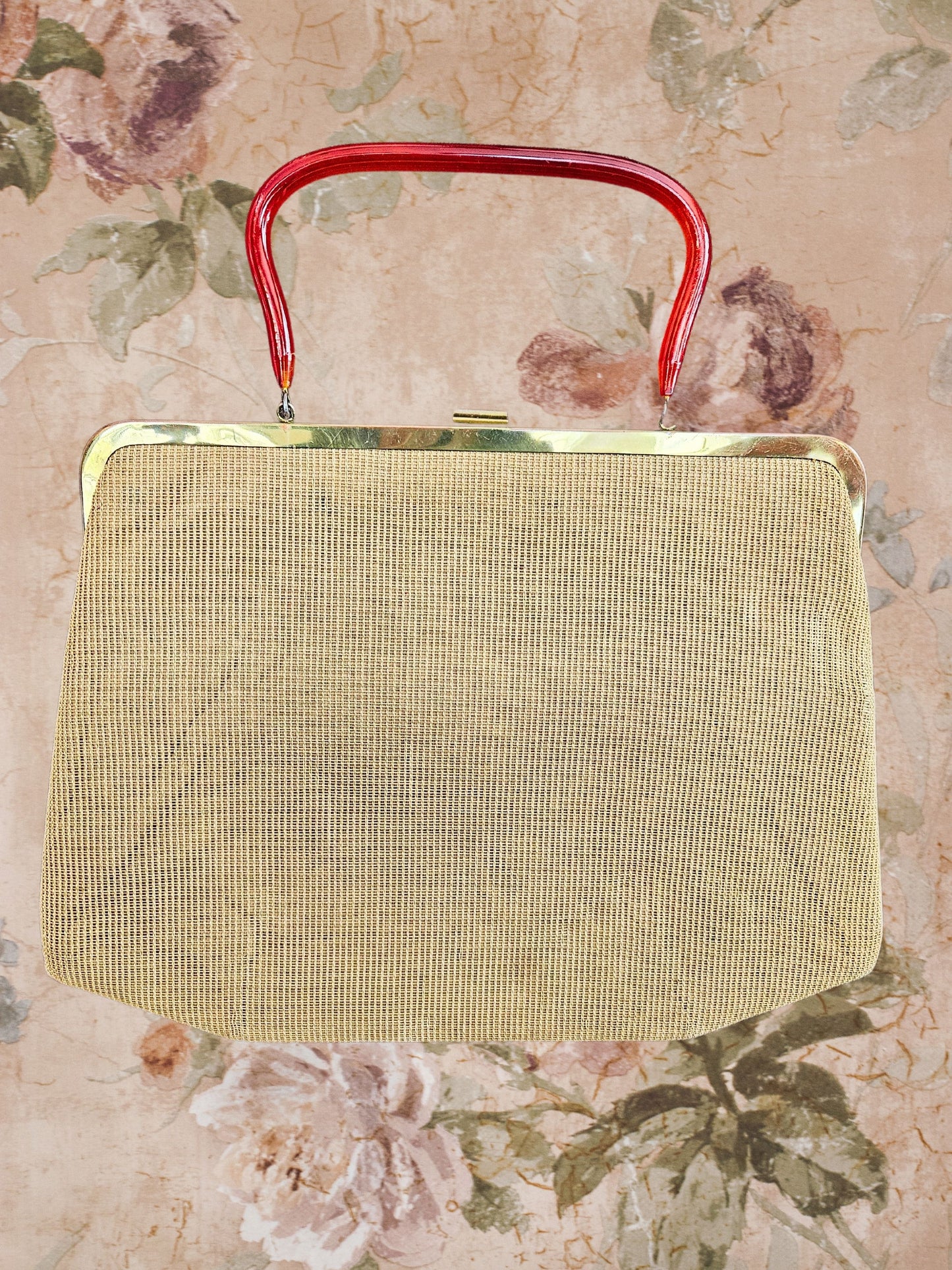 SOLD - Vintage 1940's-1960's "Souré" Embellished Handbag