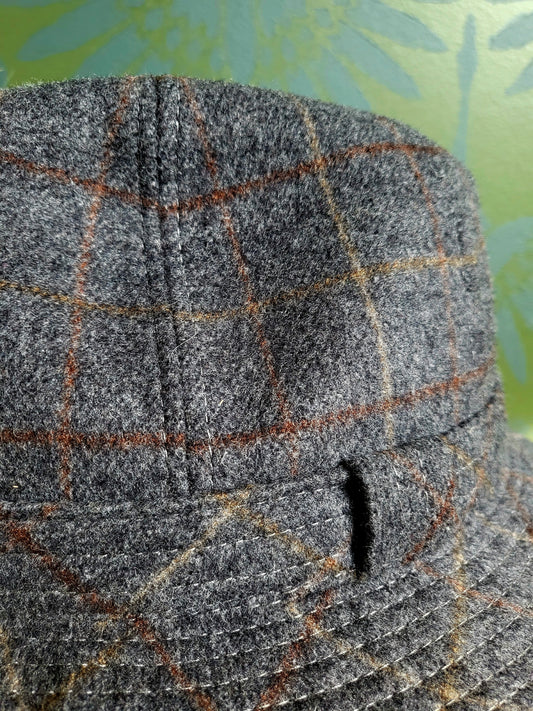 HAT49 - Vintage Doria Gruppo Borsalino Wool Stingy Brim Fedora