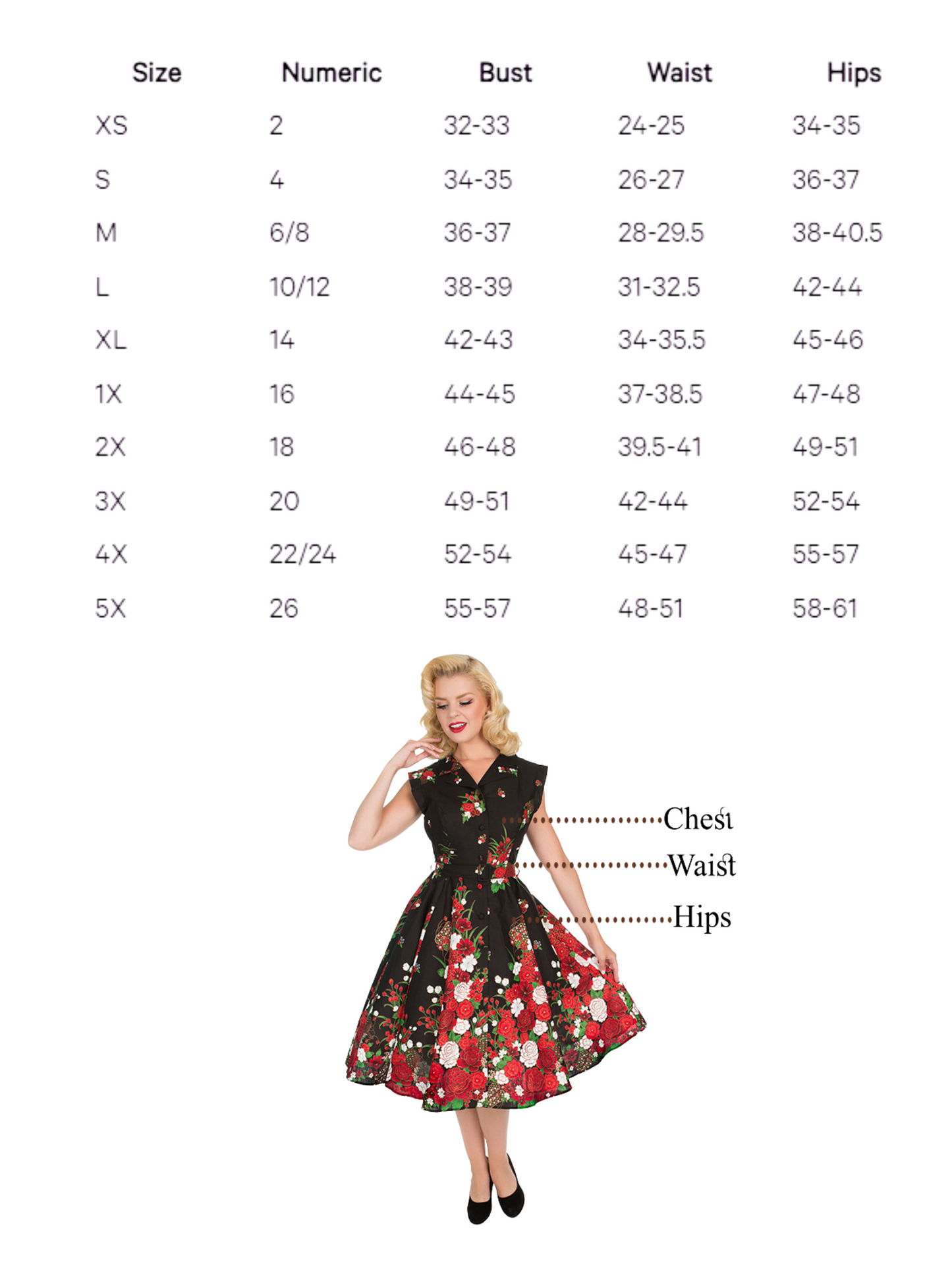 STYLE 4004 - Sailor Sierra Pencil Skirt (Black)