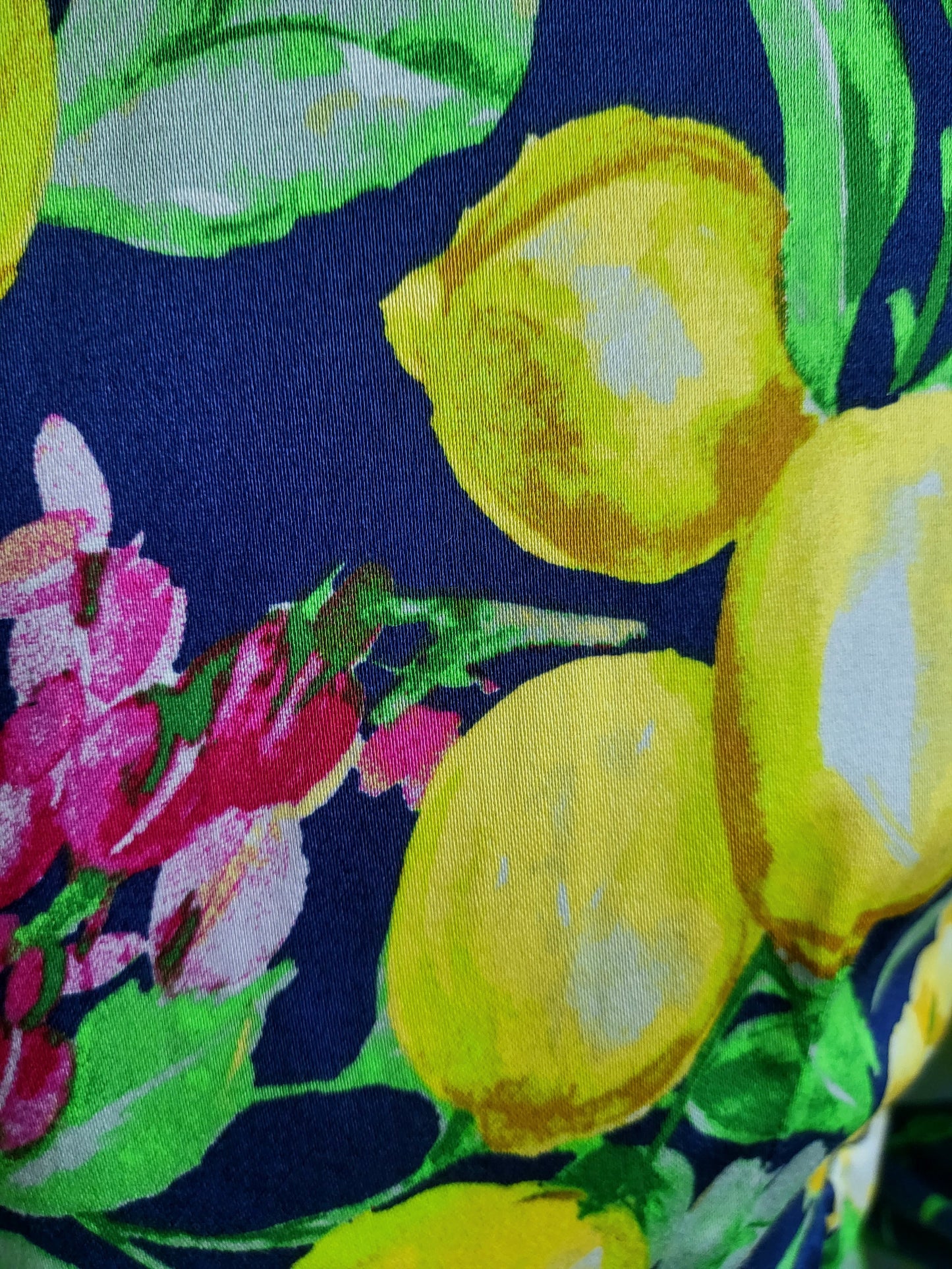 STYLE 1027 - 1950's Style Lemon Floral Fit & Flare Dress