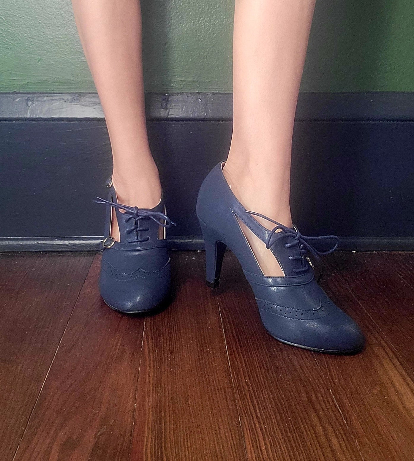 Agatha High Heel -Navy