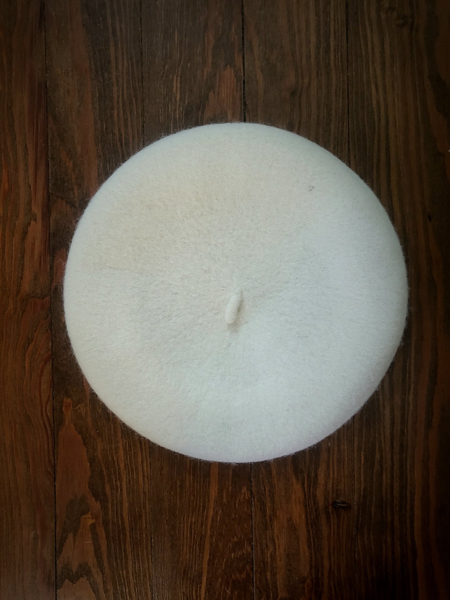 HAT91 - Vintage Style Beret (Ivory)