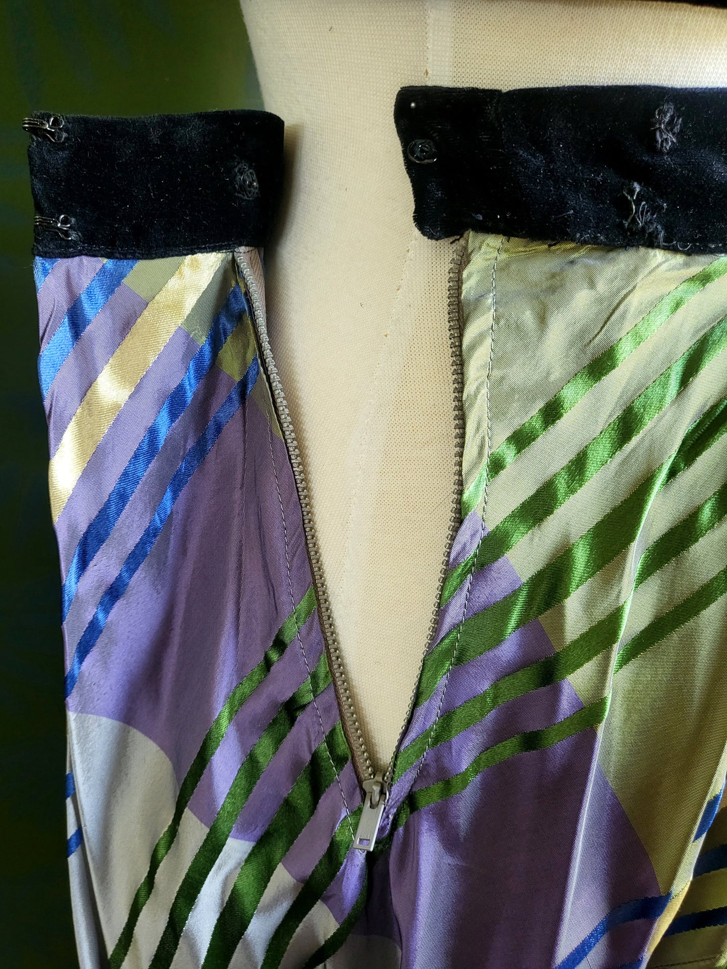Vintage 1950's Jo Collins Full Skirt and Velvet Bolero Set