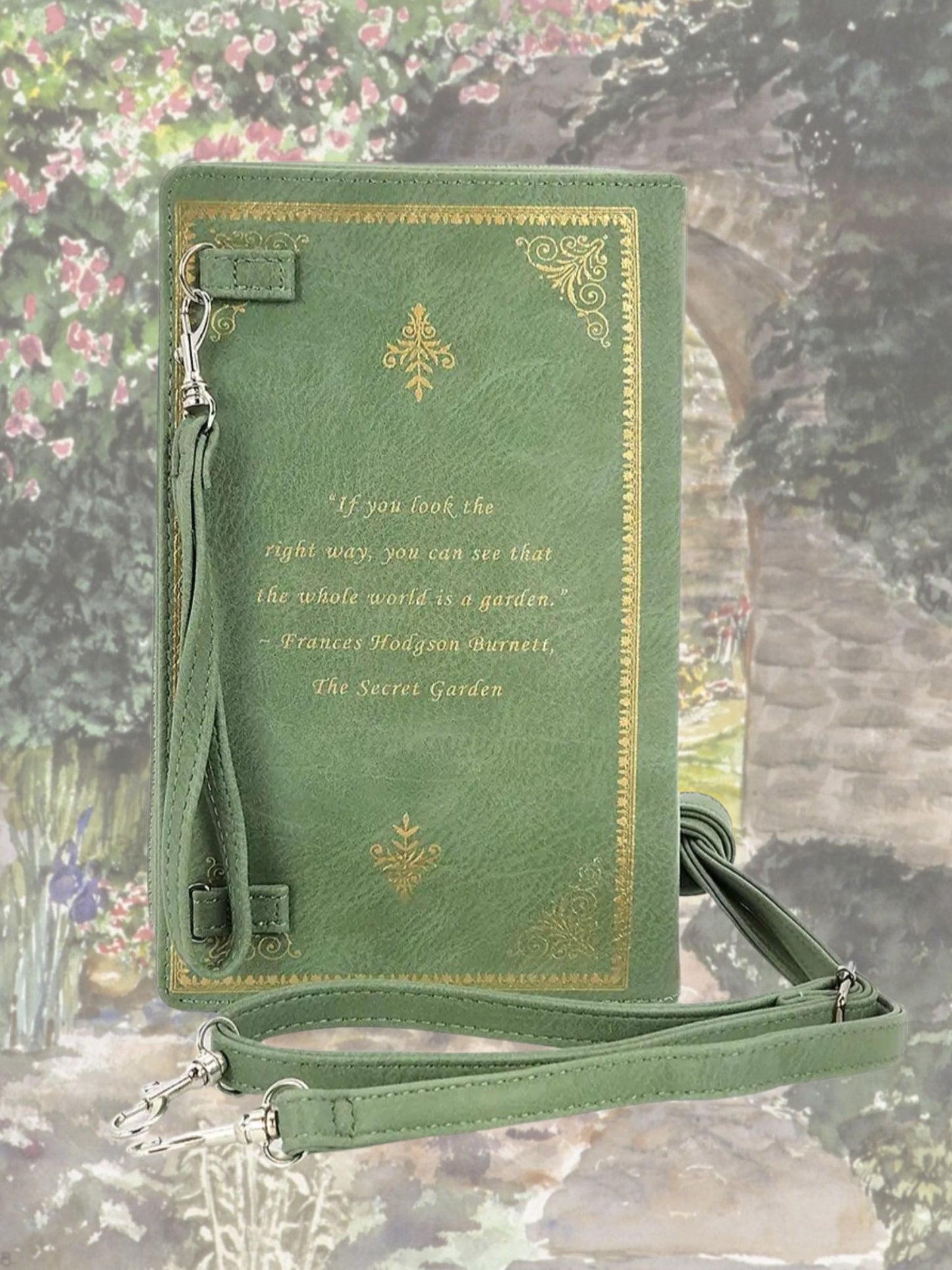 Secret Garden Book Clutch Bag