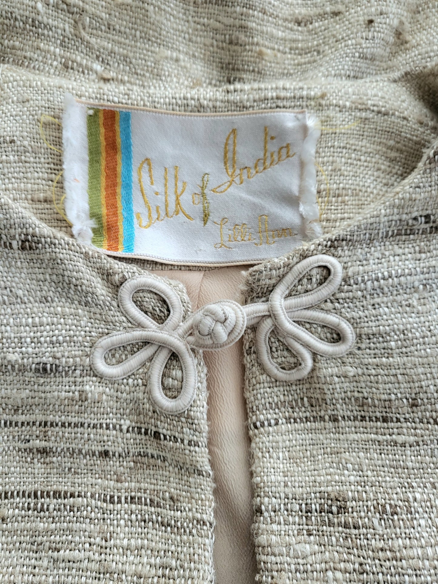 STYLE 8003 - Vintage 1960's Lilli Ann Woven Silk Suit