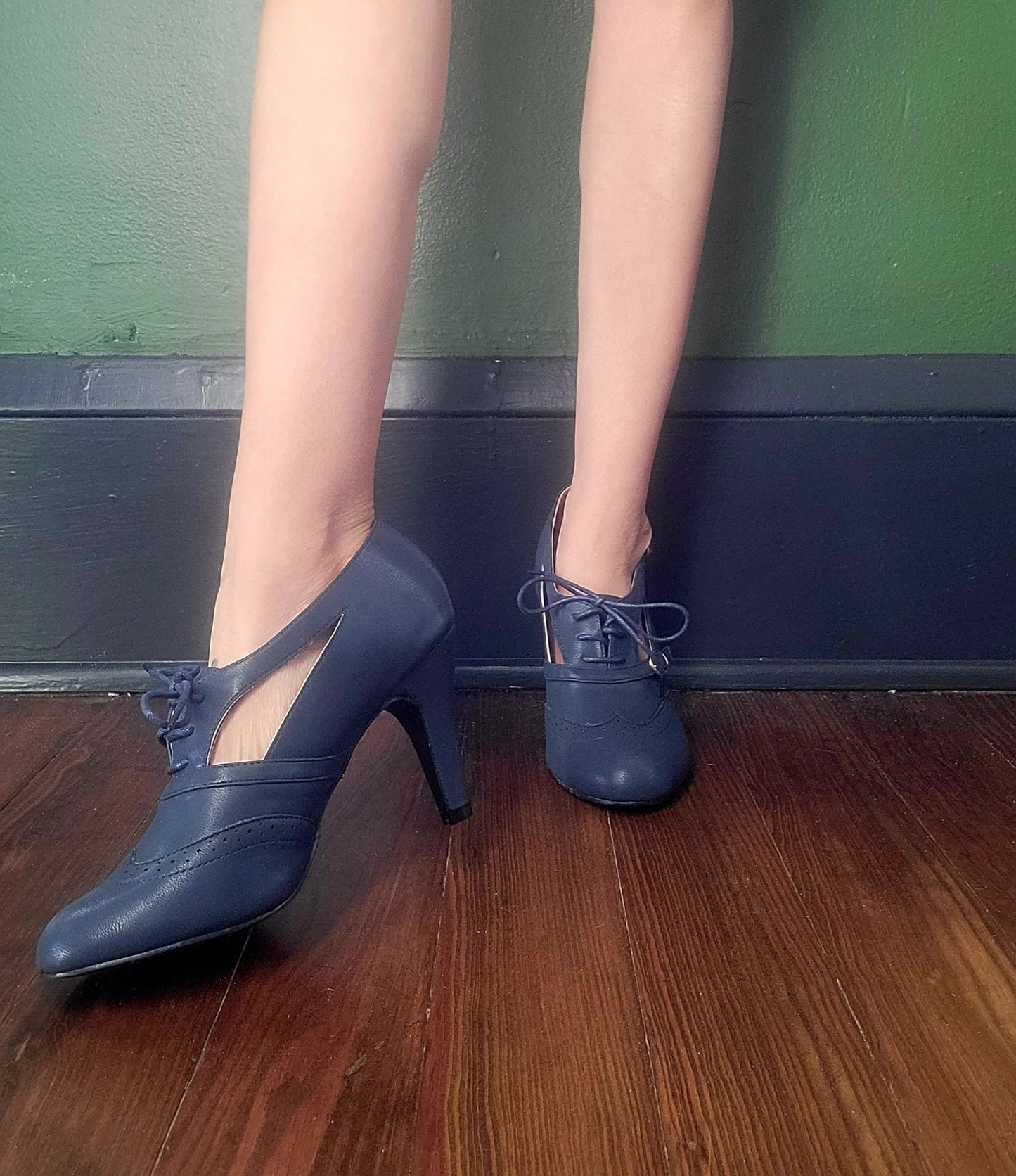 Agatha High Heel -Navy