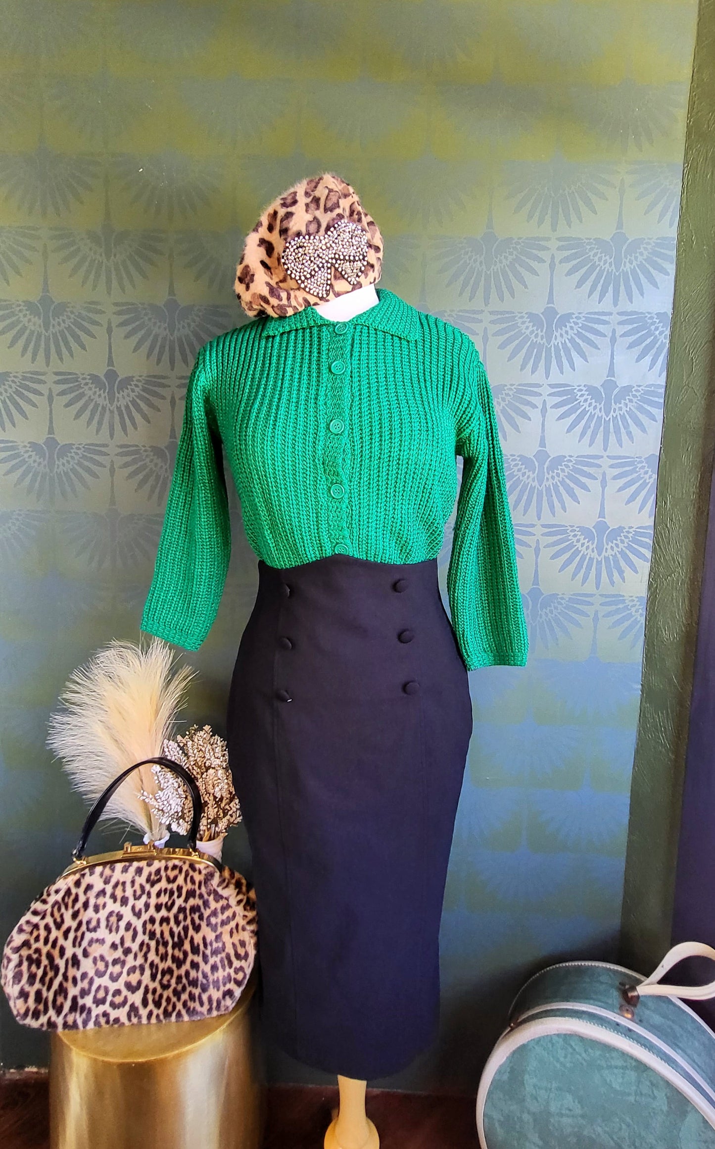 STYLE 4004 - Sailor Sierra Pencil Skirt (Black)
