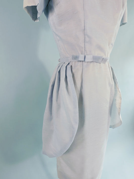 Vintage 1950s Powder Blue Occasion Dress