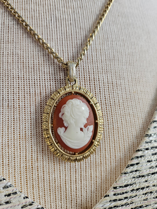 Vintage Cameo Necklace