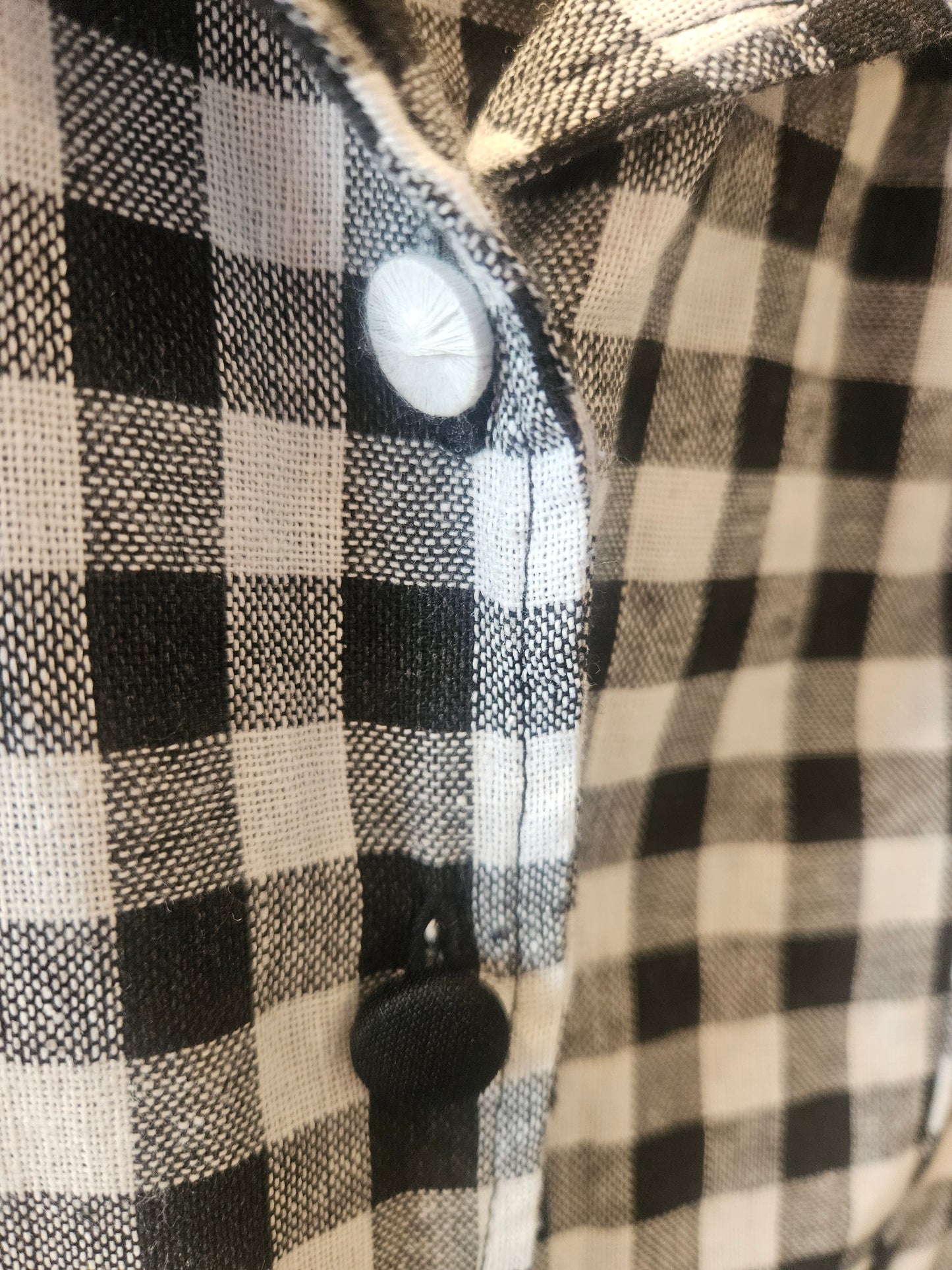 Vintage Style Gingham Playsuit - Black/White