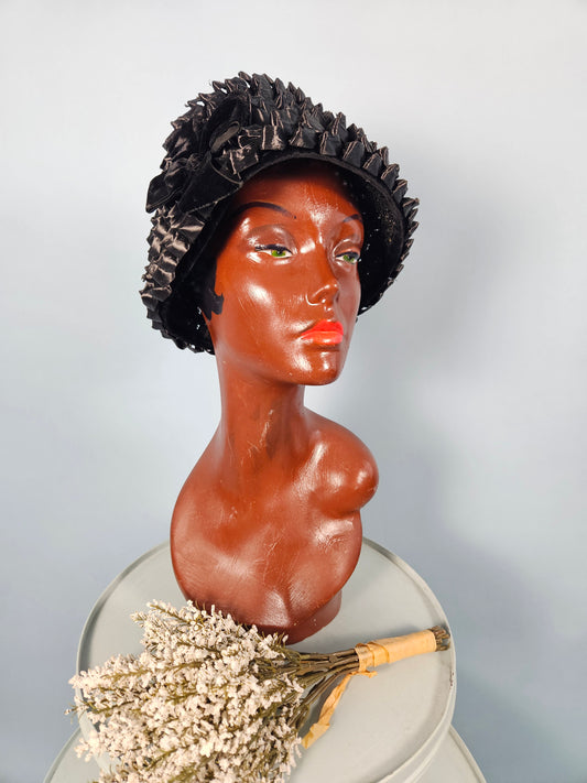 1960s Straw Bucket Hat | Union Made