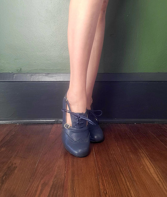 Agatha High Heel -Navy
