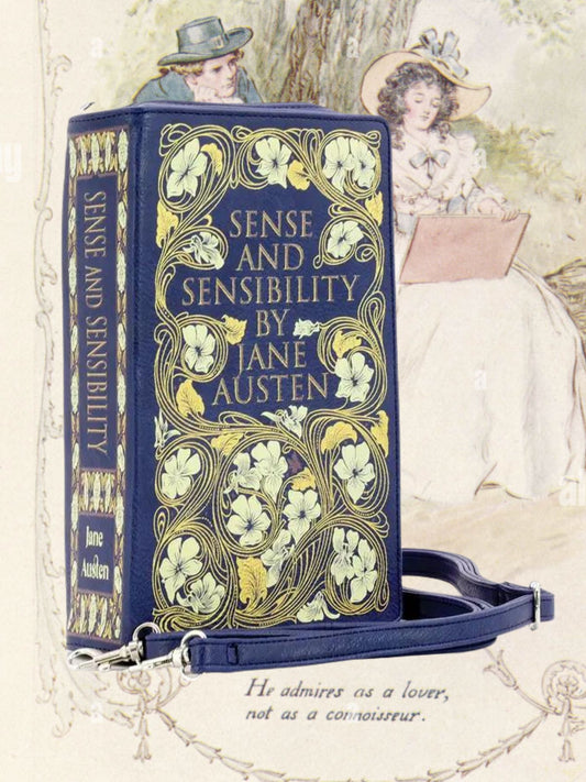 Sense and Sensibility Book Clutch Bag